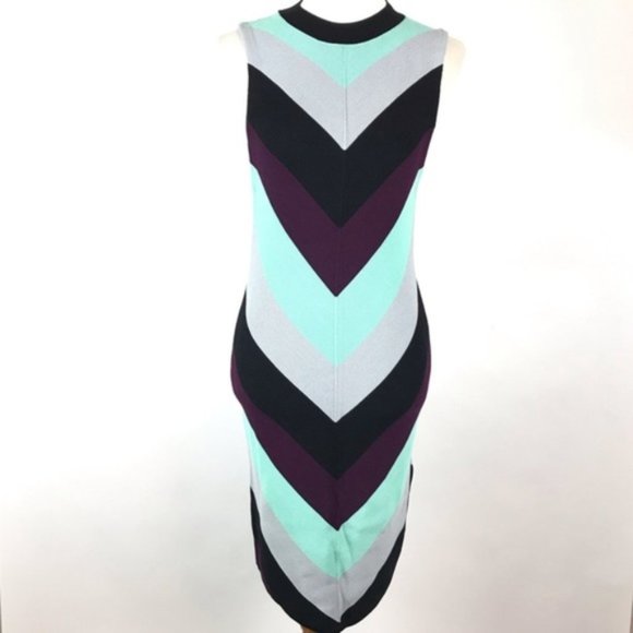 NWOT Free People I Got You Chevron Knit Dress - Picture 5 of 5